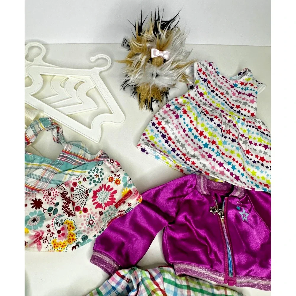American Girl clothes Truly Me Rainbow Julie Meet Shirt Undies Sugar Yorkie Lot